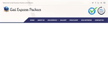 Tablet Screenshot of gatiexpresspackers.com